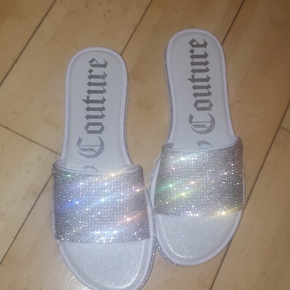 Juicy couture flat sandals size 8 - Picture 2 of 2